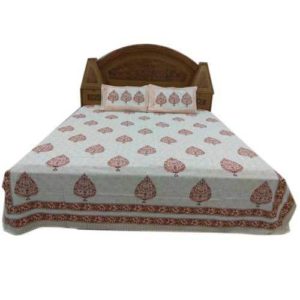 Designer Cotton Double Bed Sheet