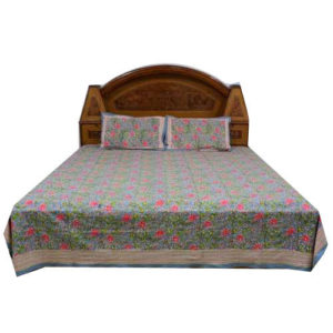 Hand Block Printed Double Bed Sheet