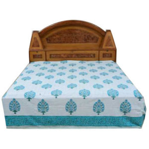 Hand Block Printed Cotton Bed Sheet